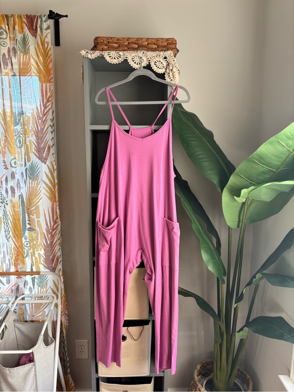 dress up purple jumpsuit